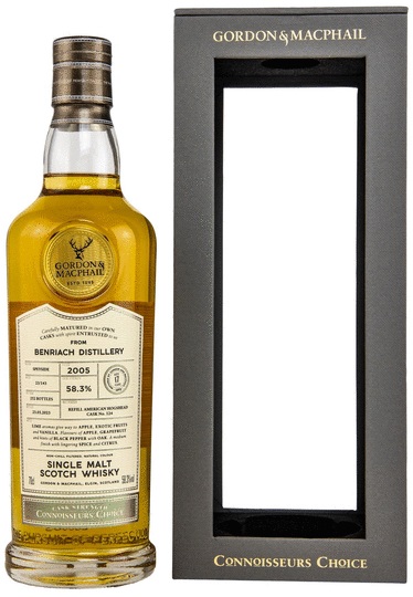 Gordon & MacPhail Connoisseurs Choice BenRiach 17 Year Old Single Malt Scotch Whisky